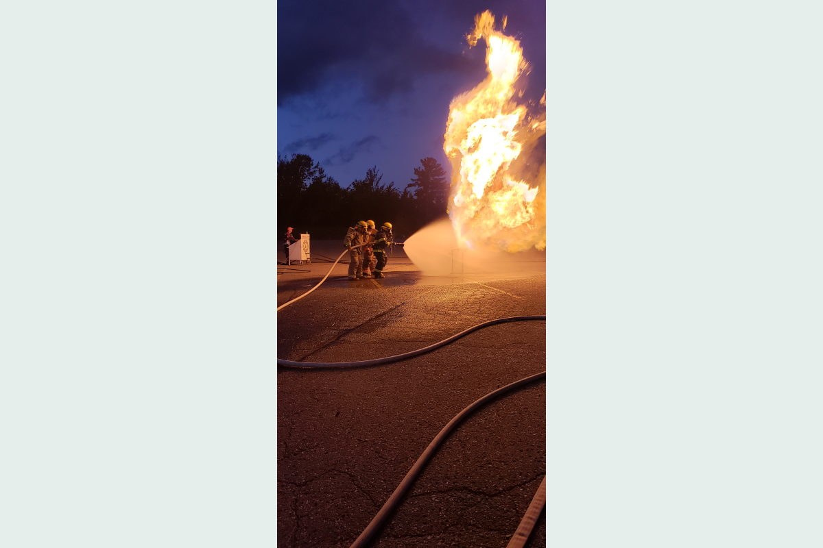 Propane Training for area firefighters. Hosted by Marquette Township Fire Rescue