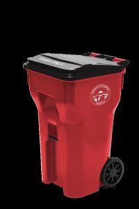 Picture of Red Trash Can