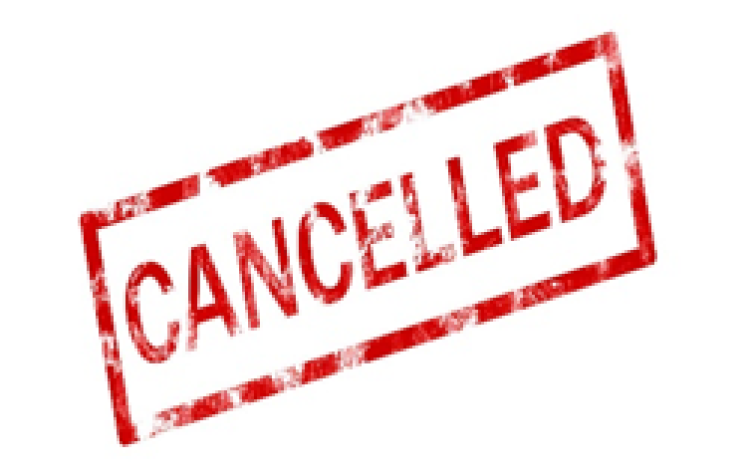 Picture of Canceled Sign