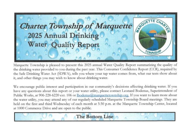 Cover of 2025 Annual Drinking Water Quality Report