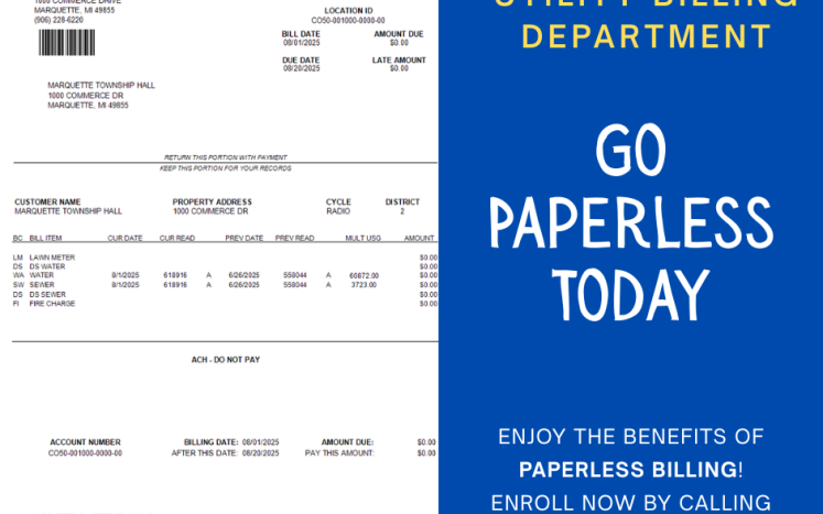 Utility Billing - Go Paperless!